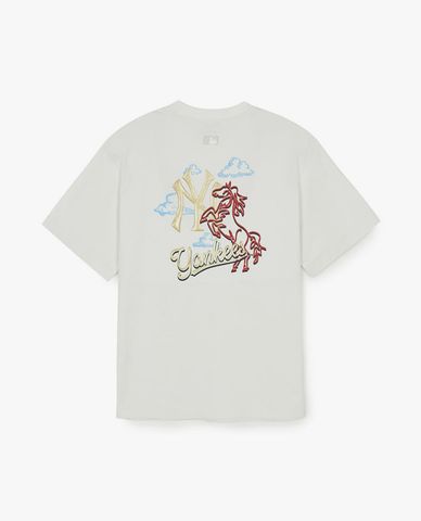  MLB - Unisex New Year Horse Graphic Crew Neck T Shirt 