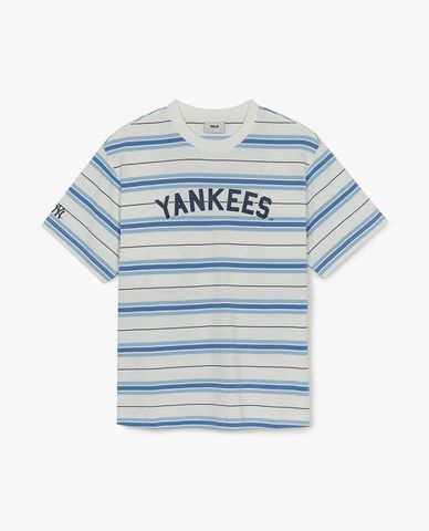 MLB - Unisex Varsity Stripe Overfit T-shirt 