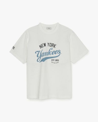  MLB - Unisex Varsity Vintage Graphic Overfit T-Shirt 