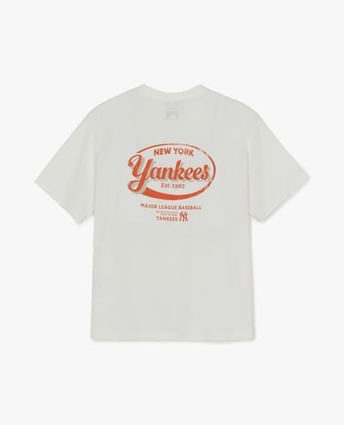  MLB - Unisex Vintage Sportive Crew Neck Short Sleeve T Shirt 