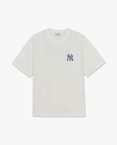  MLB - Unisex Vintage Letter Print T Shirt 