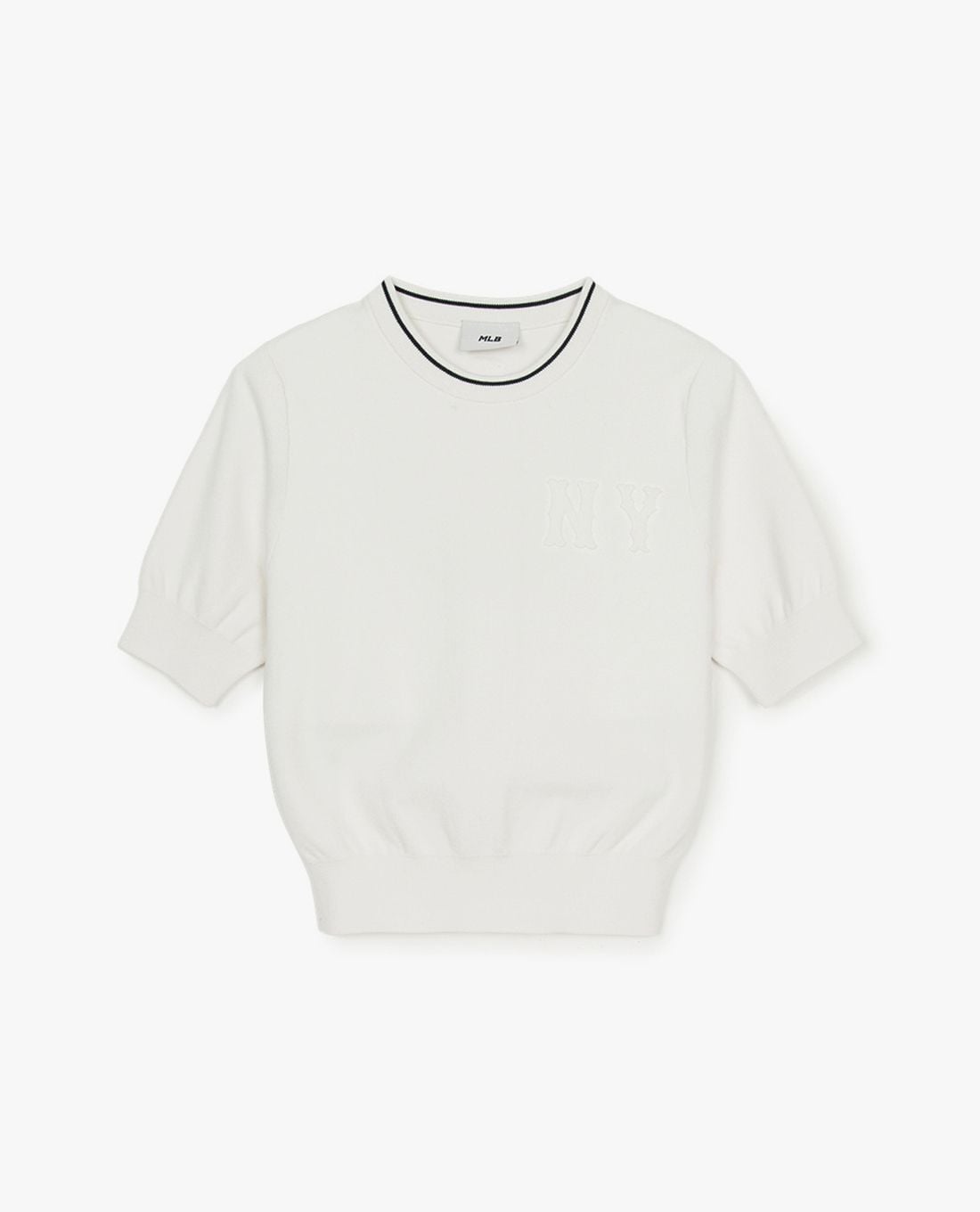 MLB - Women's Basic Cooper Round-Neck Short-Sleeve Knit Top