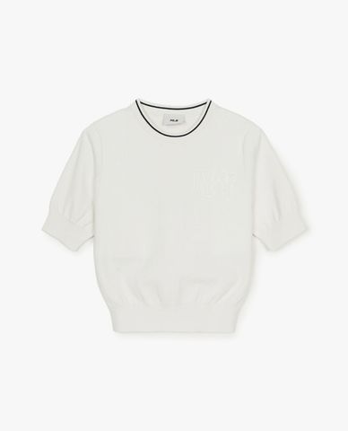  MLB - Women's Basic Cooper Round-Neck Short-Sleeve Knit Top 
