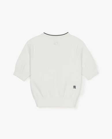  MLB - Women's Basic Cooper Round-Neck Short-Sleeve Knit Top 