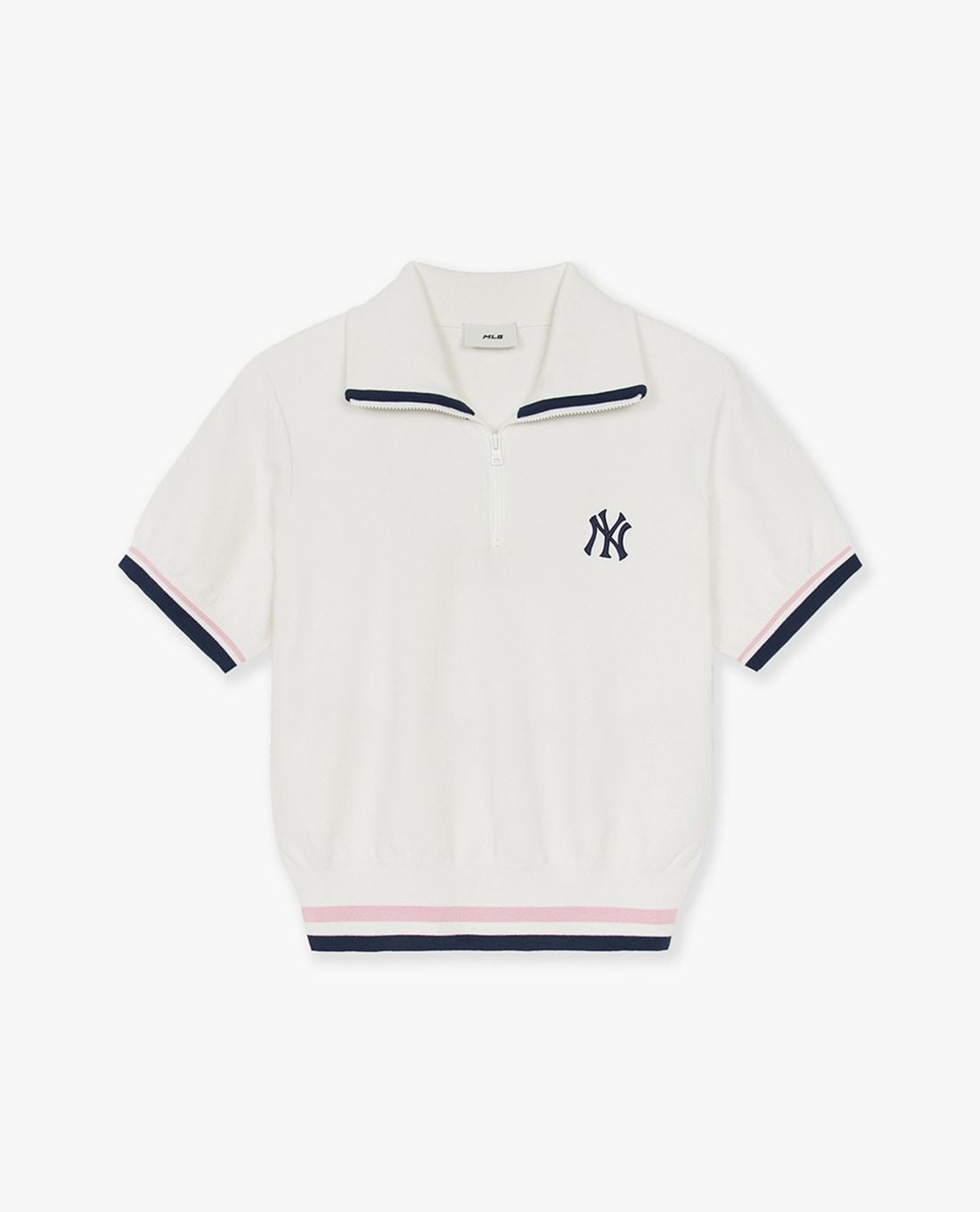 MLB - Women's Varsity Short-Sleeve Zip Polo Shirt