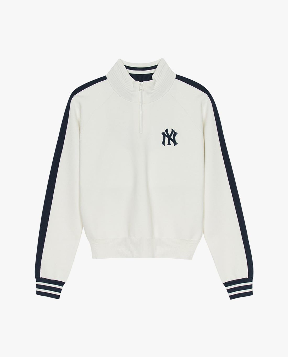 MLB - Women's Varsity Pullover Collared Long-Sleeved Sweatshirt