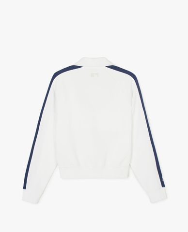  MLB - Women’s Long-Sleeve Sweatshirt Sportive Varsity Crop Half Zip Up 