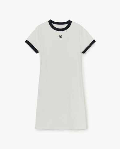  MLB - Basic Slim Fit Short-Sleeve Midi Dress 