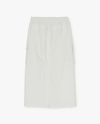  MLB - Women's Basic Gofcore Nylon Cargo Midi Skirt 