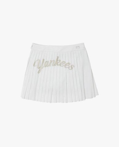  MLB – Women’s New York Yankees Pleated Mini Skirt 