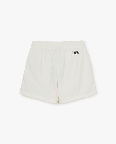  MLB - Women's Varsity Sportive Elastic Waist Wide-Leg Shorts 