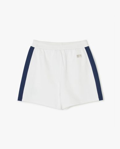  MLB - Women's Wide-Leg Shorts with Elastic Waist Sporty Varsity Color Scheme 