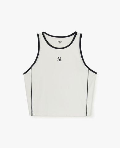  MLB - Women's Basic Small Logo Croptop Tank Top 