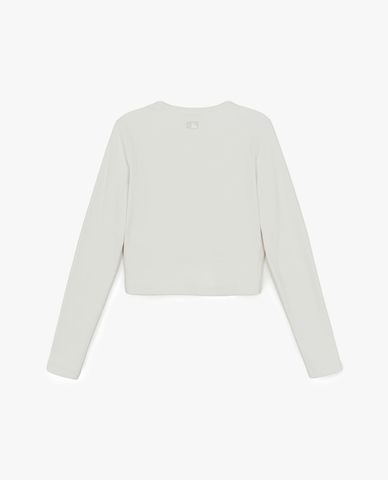  MLB - Women Basic Crewneck Long Sleeve Croptop 