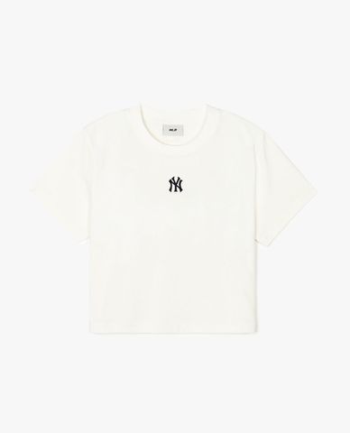  MLB - Basic Small Logo Women's Short-Sleeve Croptop 