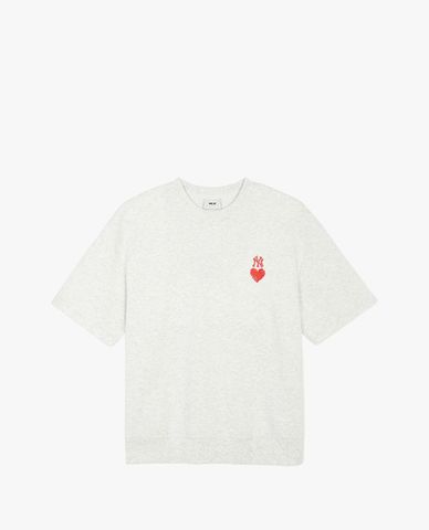  MLB - Unisex Crew Neck Short-Sleeve Heart New York Yankees T-Shirt 
