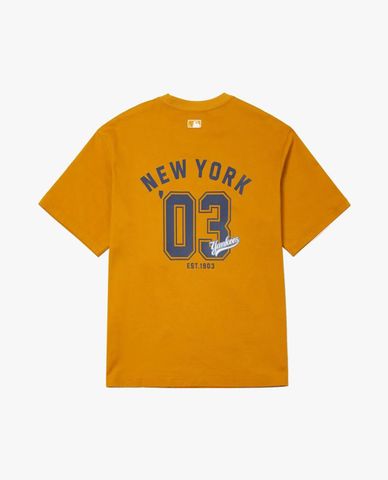  MLB - Unisex Varsity Crewneck Short-Sleeve T-shirt 