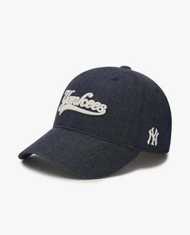  MLB - Unisex Cultivating Lettering Denim Baseball Cap 