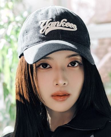  MLB - Unisex Cultivating Lettering Denim Baseball Cap 