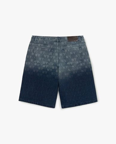  MLB - Men's Classic Jacquard Monogram Denim Shorts 