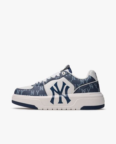  MLB - Unisex Low-Top Sneakers Chunky Liner Denim Classic Monogram 