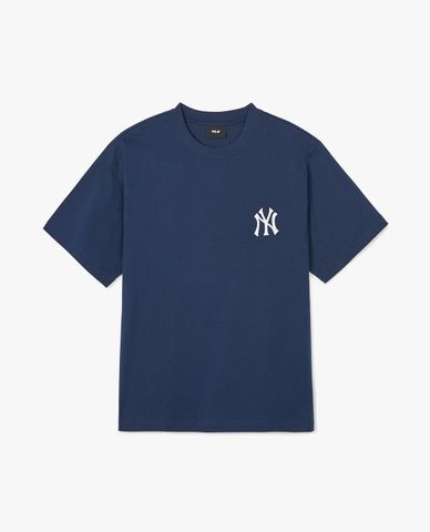  MLB - Unisex Short-Sleeve Denim-Like Monogram Big Lux T-Shirt 