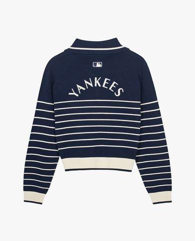  MLB - អាវផ្ទាត់ដៃវែង ស្ទីល Varsity 