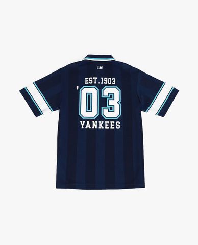  MLB - Women's Polo Shirt Short Sleeve Varsity Sport Jersey Overfit 