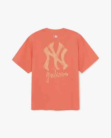  MLB - Unisex Basic Simple Street Logo T Shirt 