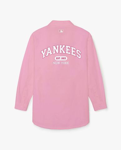  MLB - Women's Wide-Leg Pants with Elastic Waist Basic Small Logo 