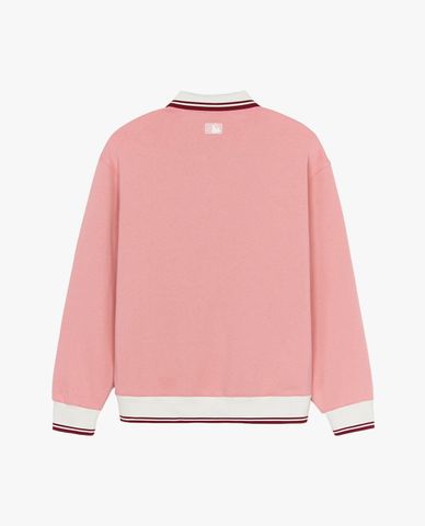  MLB - Unisex Varsity Sportive Long-Sleeve Collared Sweatshirt 