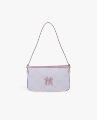  MLB - Women Diamond Monogram Jacquard Shoulder Bag 