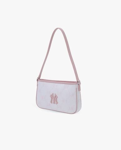  MLB - Women Diamond Monogram Jacquard Shoulder Bag 