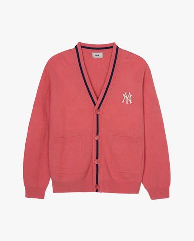  MLB - Unisex V-Neck Long Sleeve Cardigan Classic Monogram 