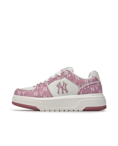  MLB - Unisex Chunky Liner Denim Monogram Low Top Sneakers 