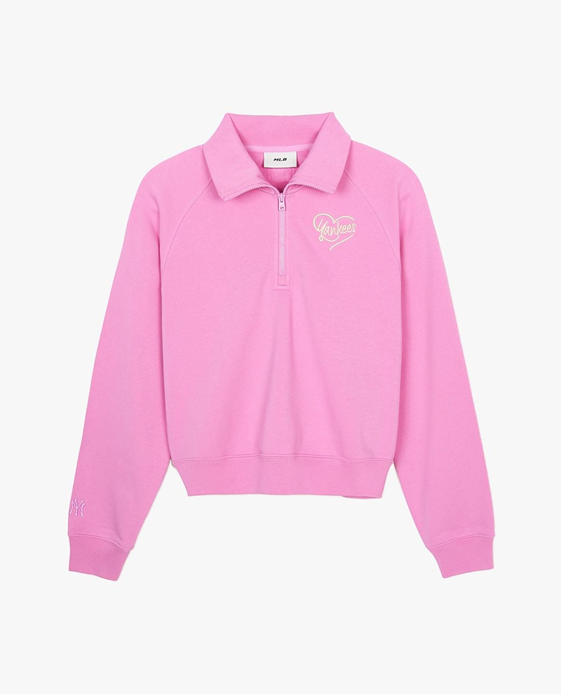 MLB - Women's New York Yankees Long-Sleeved Collared Sweatshirt