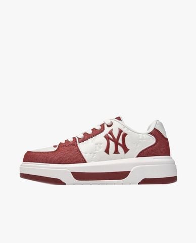  MLB - Unisex Chunky Liner Embo Monogram Low Top Sneakers 