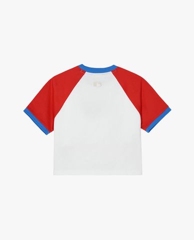  MLB - Women's Round-Neck Short-Sleeve Croptop Varsity 