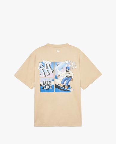  MLB - Unisex Modern Loose Fit Round Neck T Shirt 