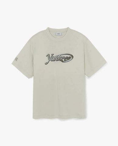  MLB - Unisex Basic Summer Street Logo Short Sleeve T-Shirt 