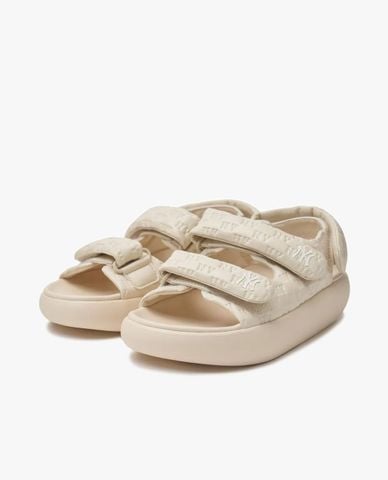  MLB - Unisex Low-Heel Sandals Base Classic Monogram 