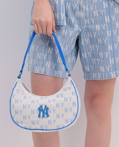  MLB - Classic Monogram Jacquard ដបស្មាសម្រាប់ស្ត្រី 
