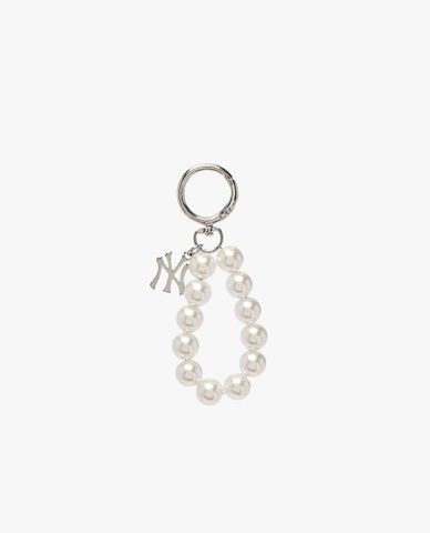  MLB - Women Pearl Bead Logo Keychain 