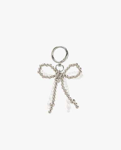  MLB - Women Double Beads Ribbon Keychain 