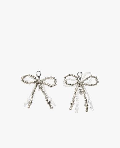  MLB - Women Double Beads Ribbon Shoe Pin  Charm 