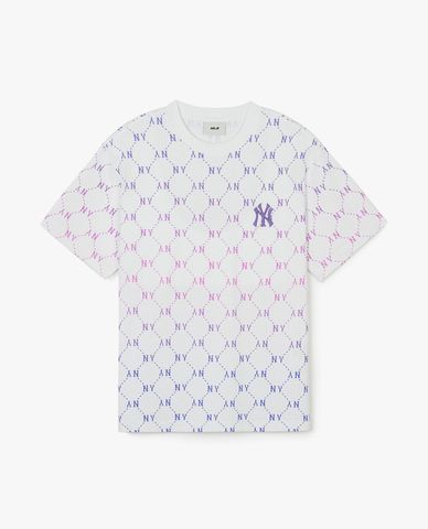  MLB - Unisex Short-Sleeve Crew Neck Jacquard Dia Monogram T-Shirt 