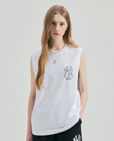  MLB - Unisex Tank Top Basic Mega Logo Cool Tech 