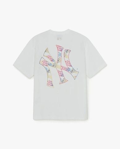  MLB - Unisex Basic Colorful Crayon Logo T Shirt 