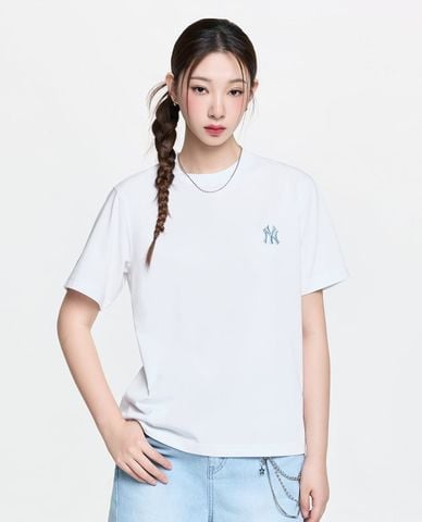  MLB - Unisex Basic Lace Mega Logo T Shirt 