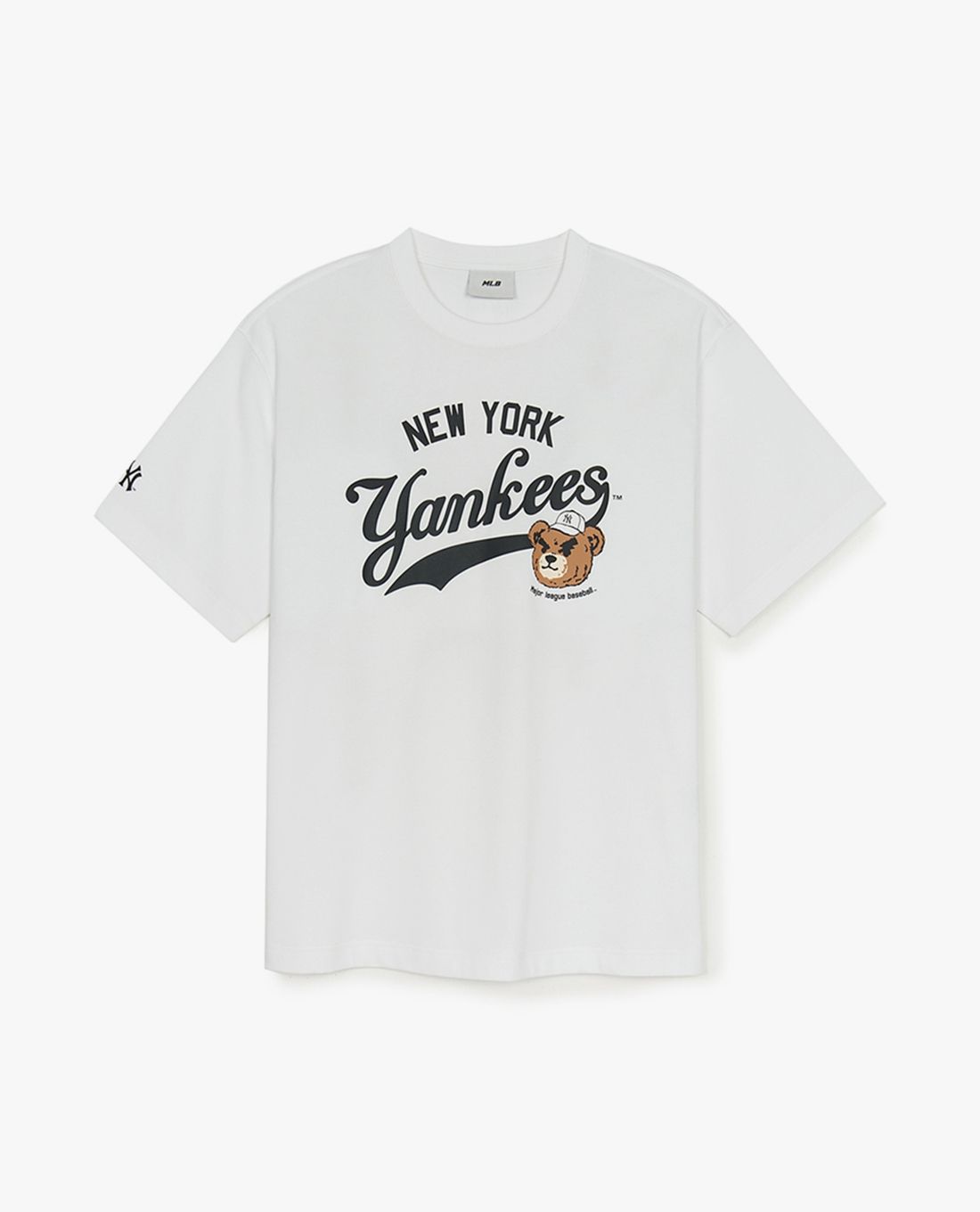 MLB - Unisex Letter Mega Bear Short-Sleeve Crew Neck T-shirt
